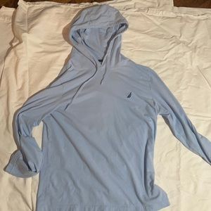 Nautica hooded long sleeve